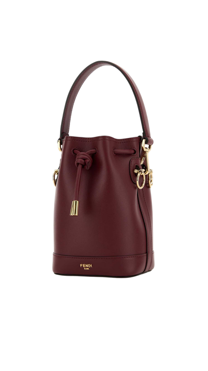 Mon Tresor Burgundy Leather Mini-Bag