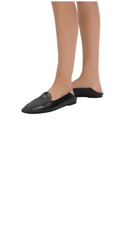 Mocasín Aura de piel de cabra negra