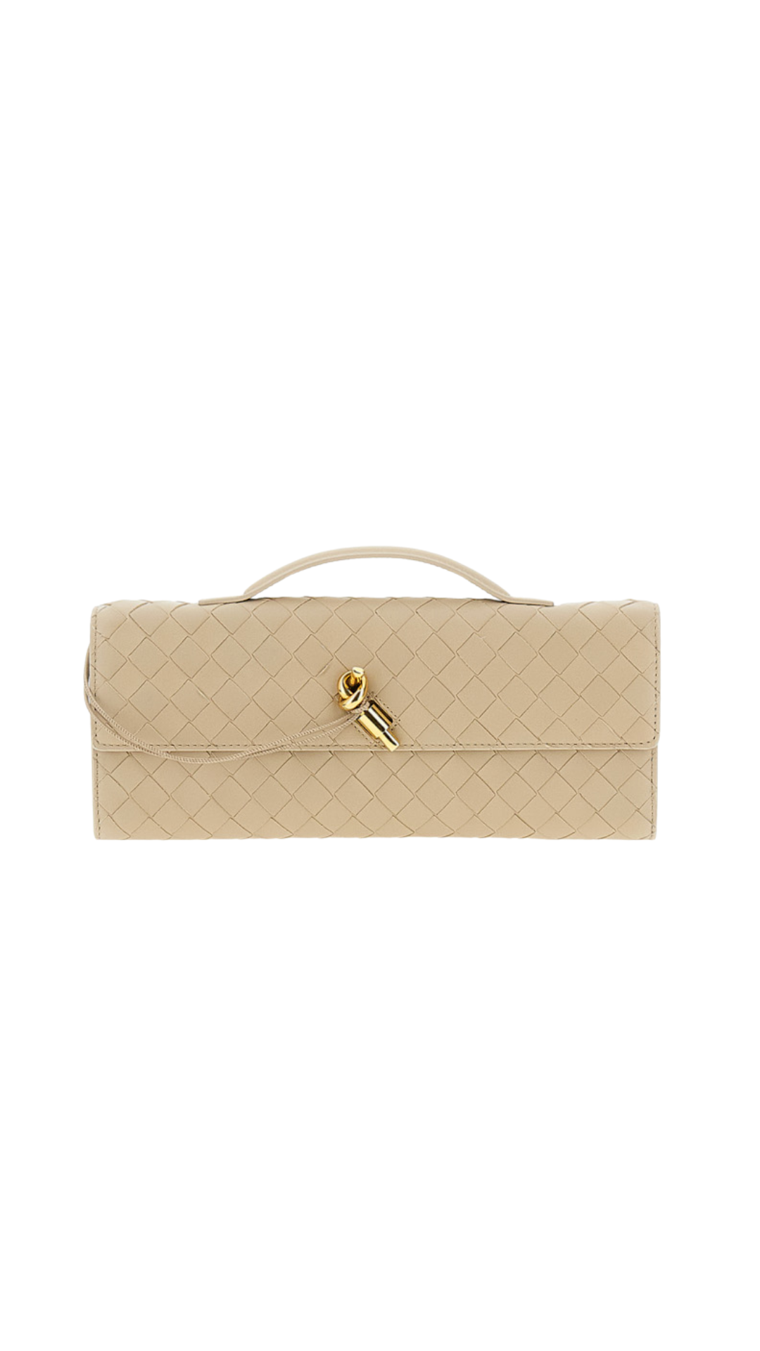 Andiamo Clutch in Beige