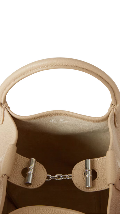 Bolso pequeño Bale en masilla claro/plata envejecida