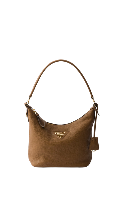 Leather Mini-Bag in Caramel