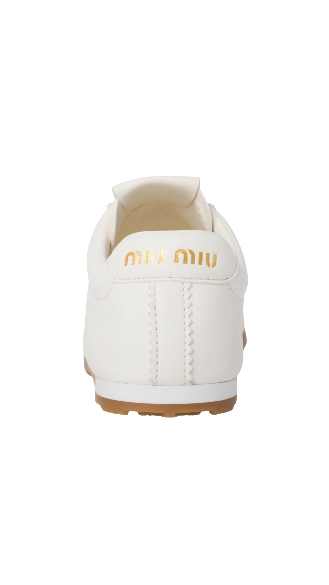 Plume Nappa Leather Sneakers in Ivory