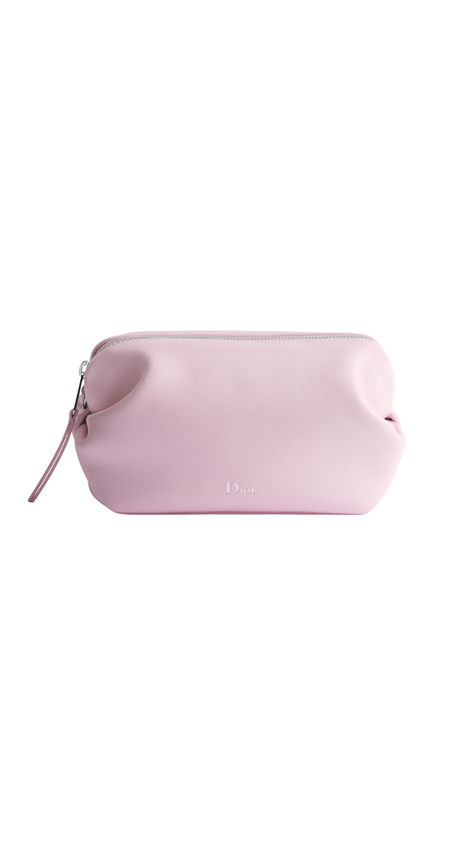 Dior Bow Pouch Rose Songe Supple Lambskin