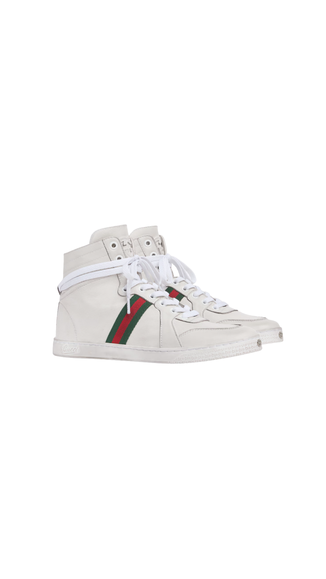 Women's Stretch High-Top Sneaker in White