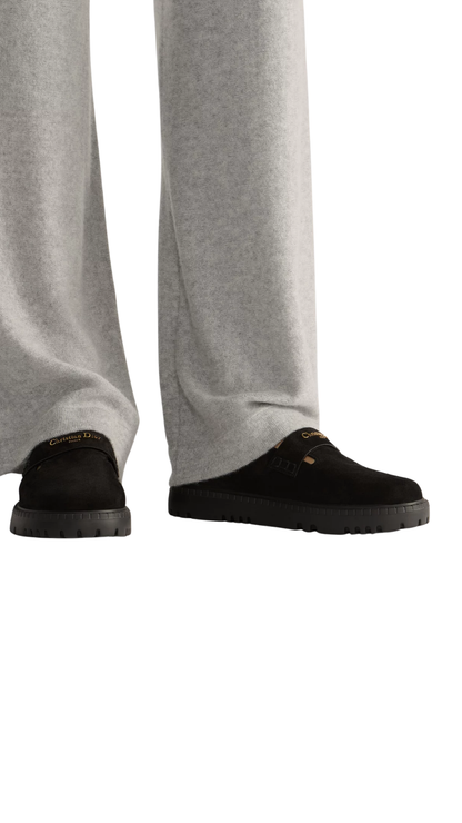 Dior Boy Mule in Rope Black Suede Calfskin