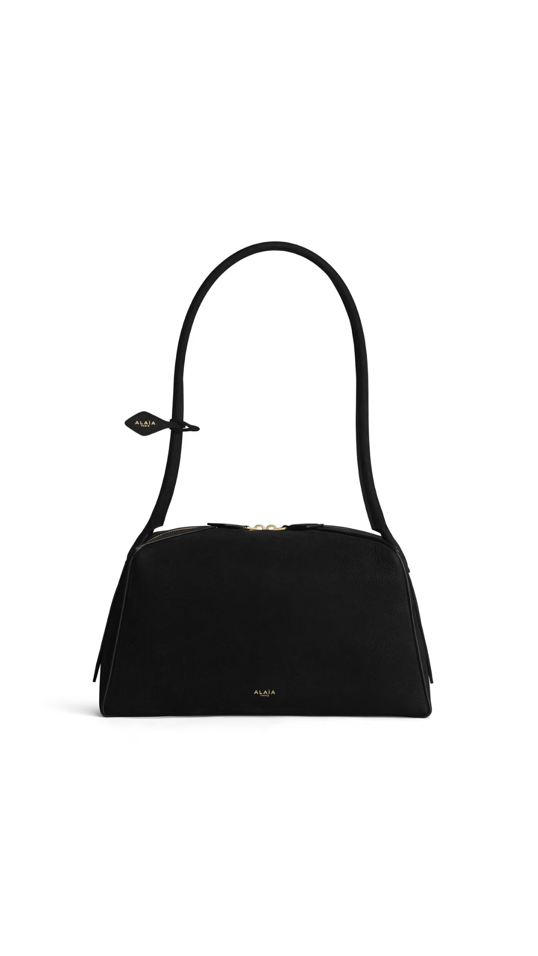 Le Bouledogue Bag In Black Nubuck