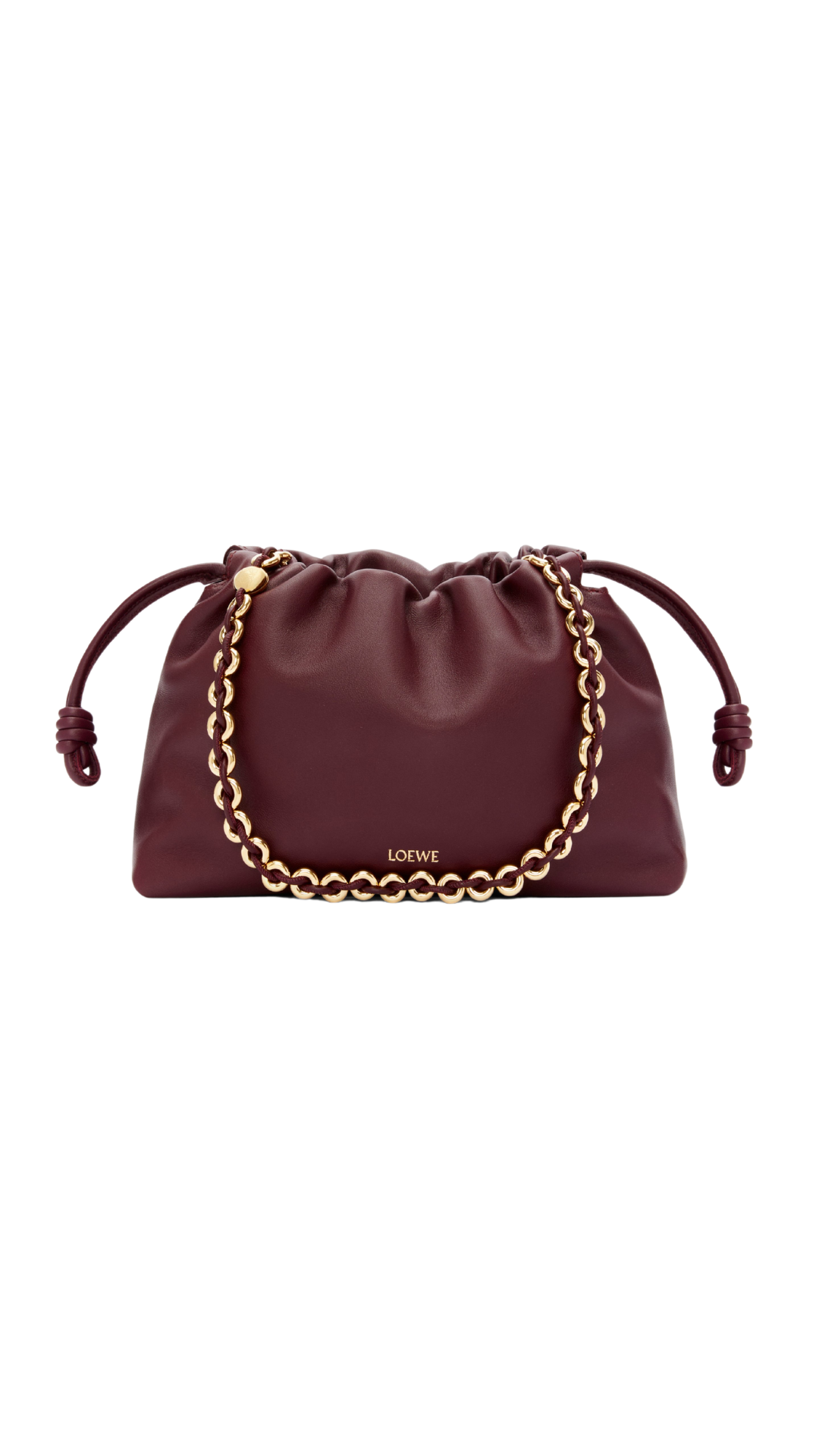 Medium Flamenco Purse in Dark Burgundy