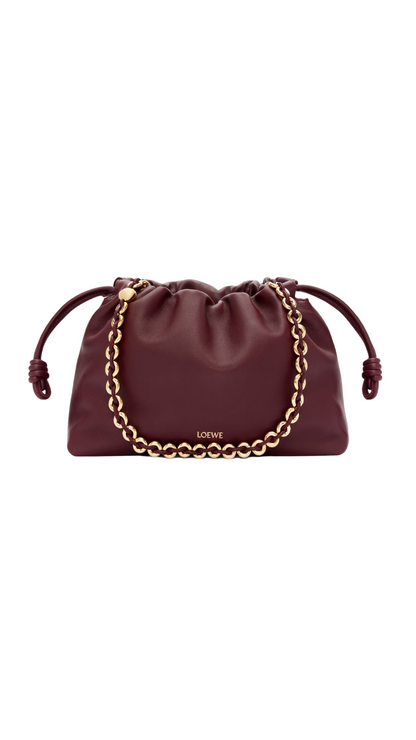 Medium Flamenco Purse in Dark Burgundy