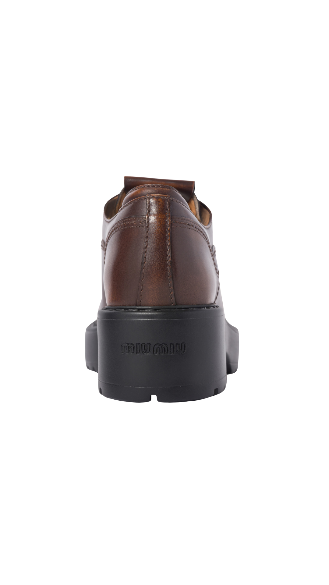 Laced Fumé in Sienna Leather Shoes