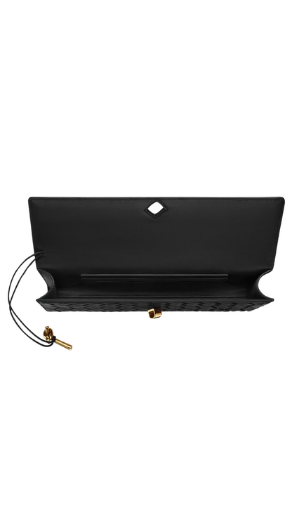 Andiamo Clutch in Black