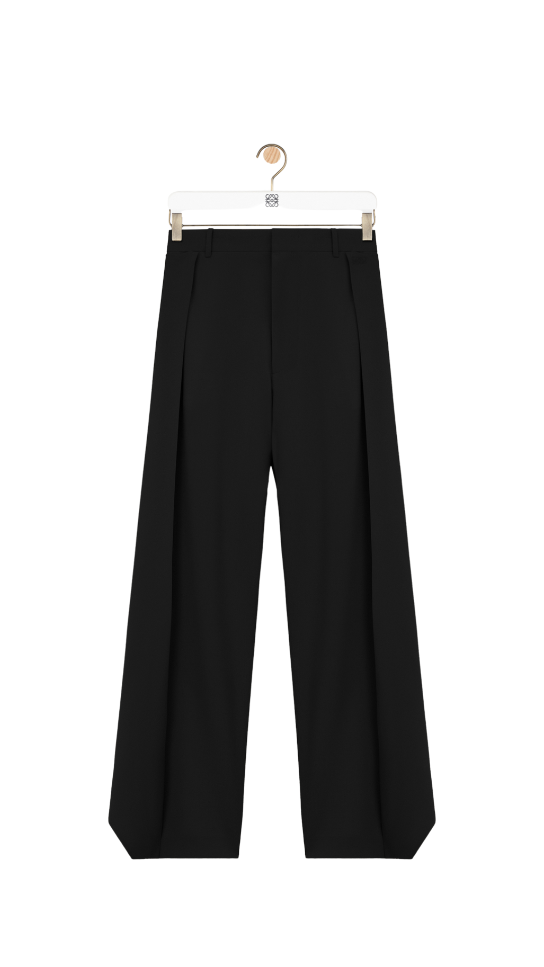 Trousers in Black Wool