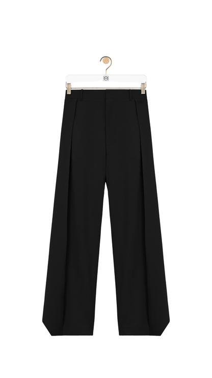 Trousers in Black Wool