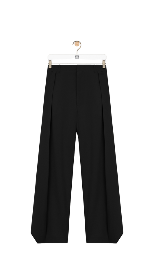 Trousers in Black Wool