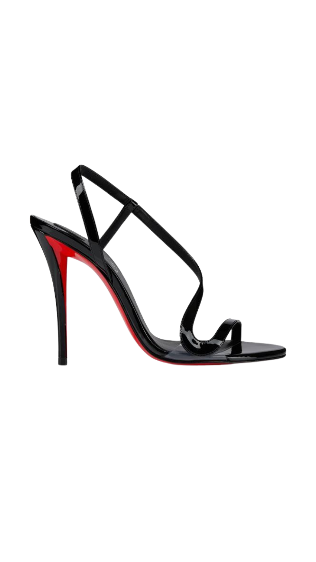 Rosa Z 100 mm Sandals - Patent Calf Leather - Black - Women
