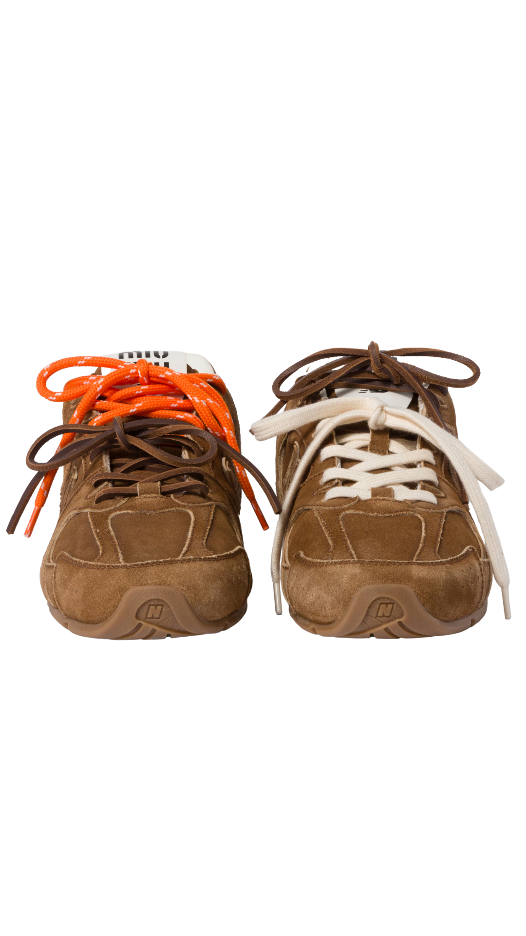 New Balance X Miu Miu 530 SL SuedeSneakers in Cinnamon