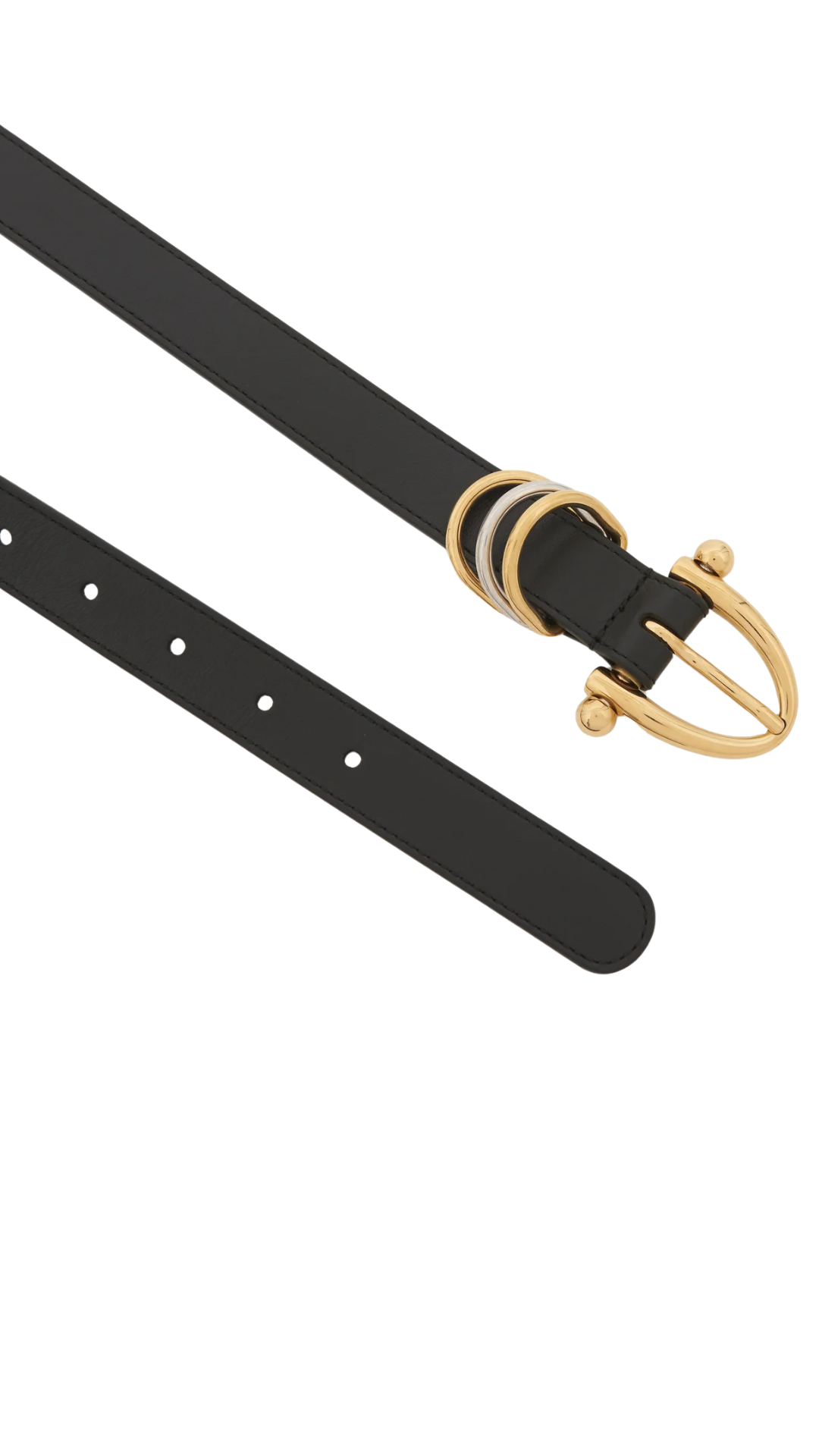 El cinturón pulsera Chloé negro