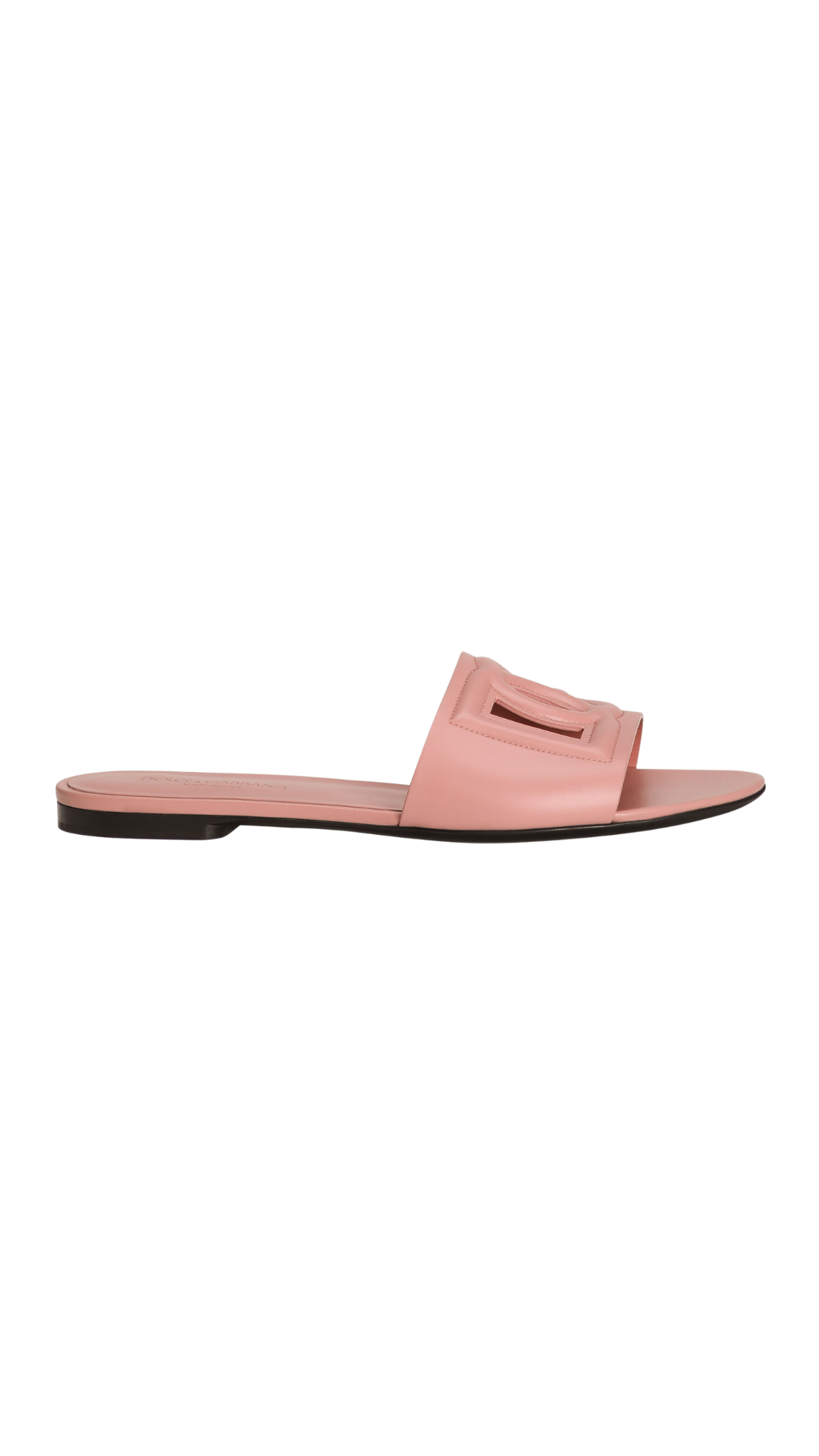 Calfskin Sliders in Pink