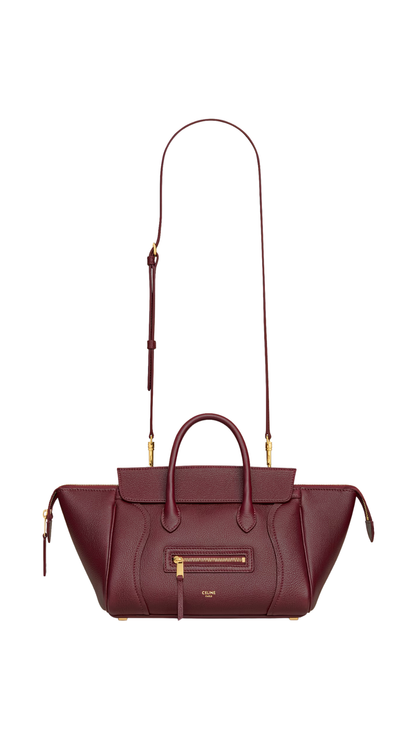 Little Luggage In Syrah Grained Calfskin