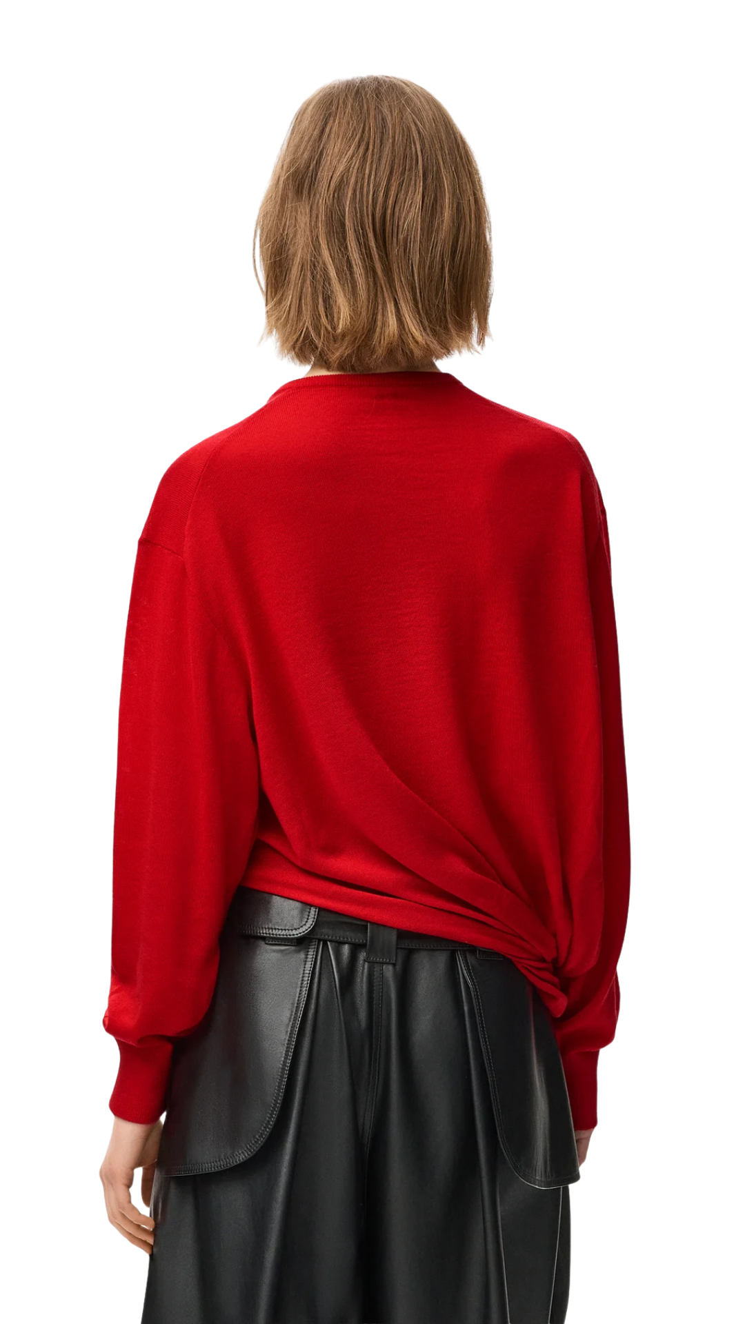 Sweater in Red Wool