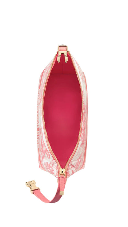 Dioriviera Medium DiorTravel Nomad Pouch in Candy Pink/ Aquamarina