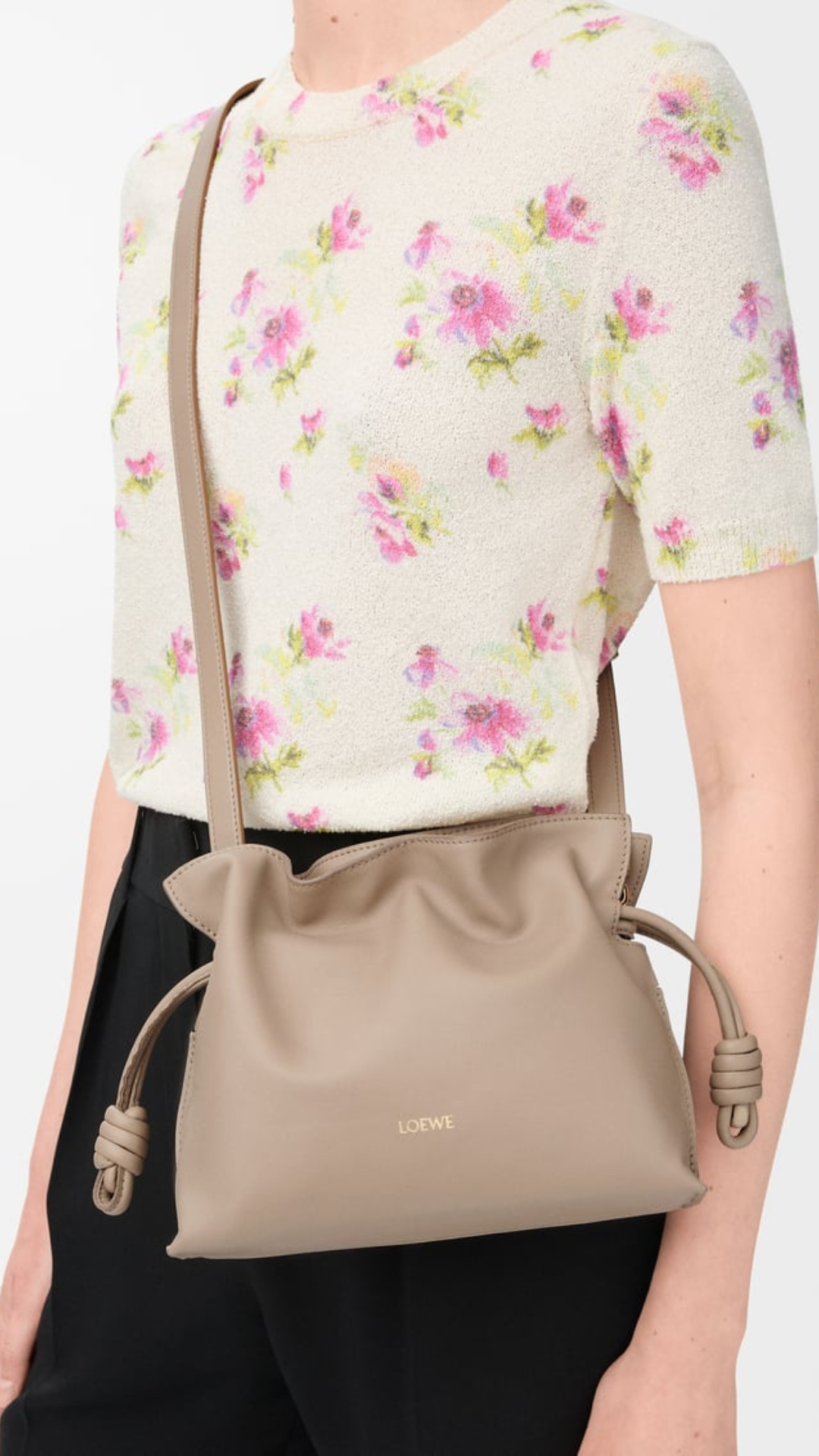 Mini Flamenco Clutch in Sand