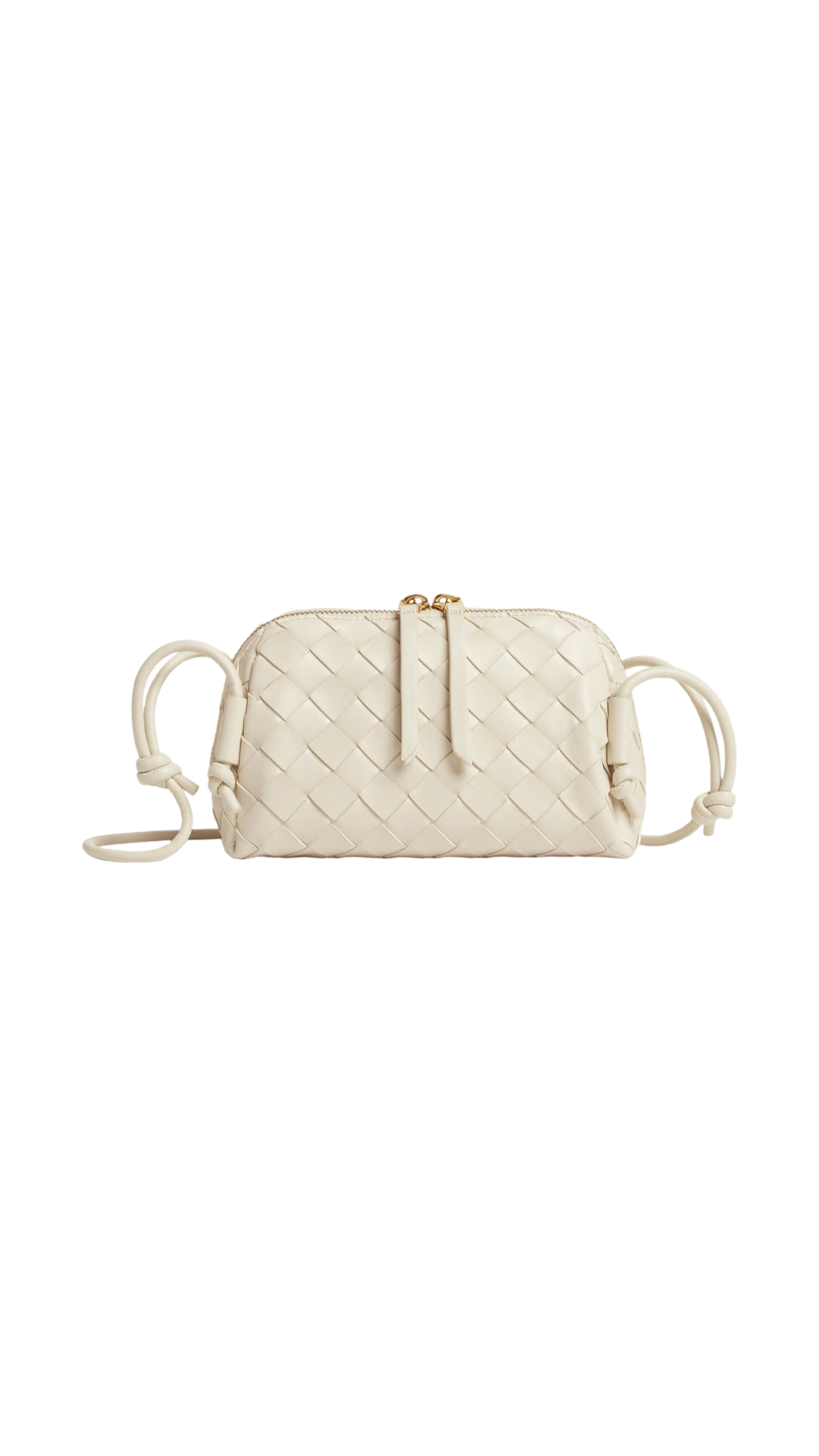Intrecciato Concert Pouch in Sea Salt