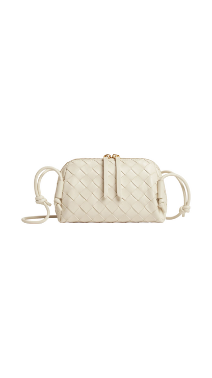Intrecciato Concert Pouch in Sea Salt
