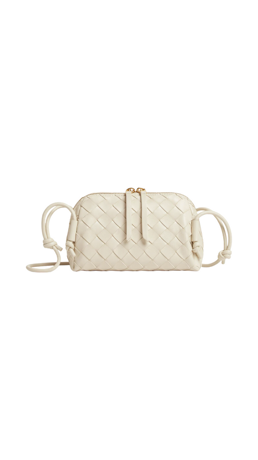 Intrecciato Concert Pouch in Sea Salt