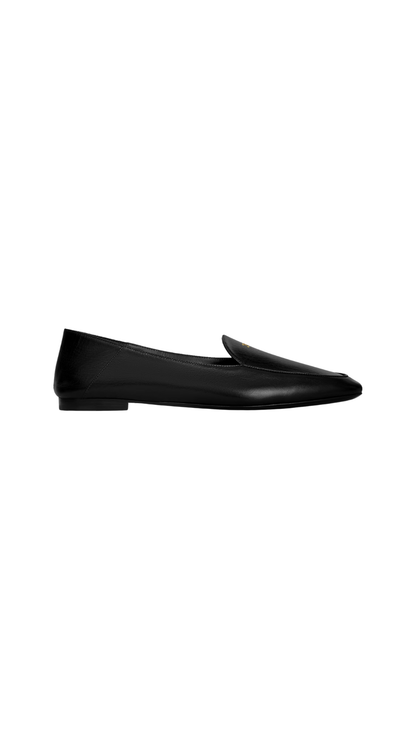 Mocasín Aura de piel de cabra negra