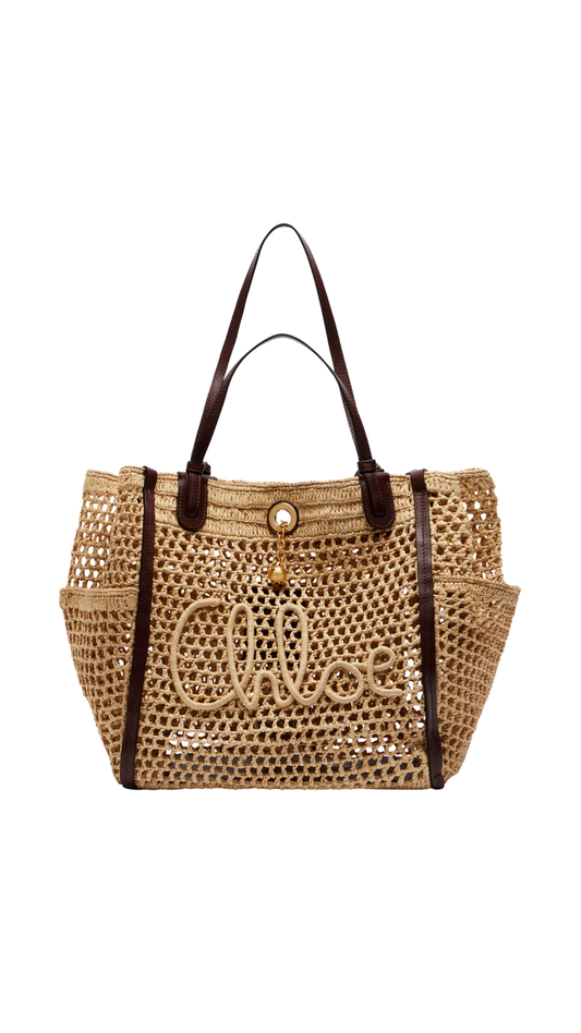 Chloé Iconic Raffia Shoulder