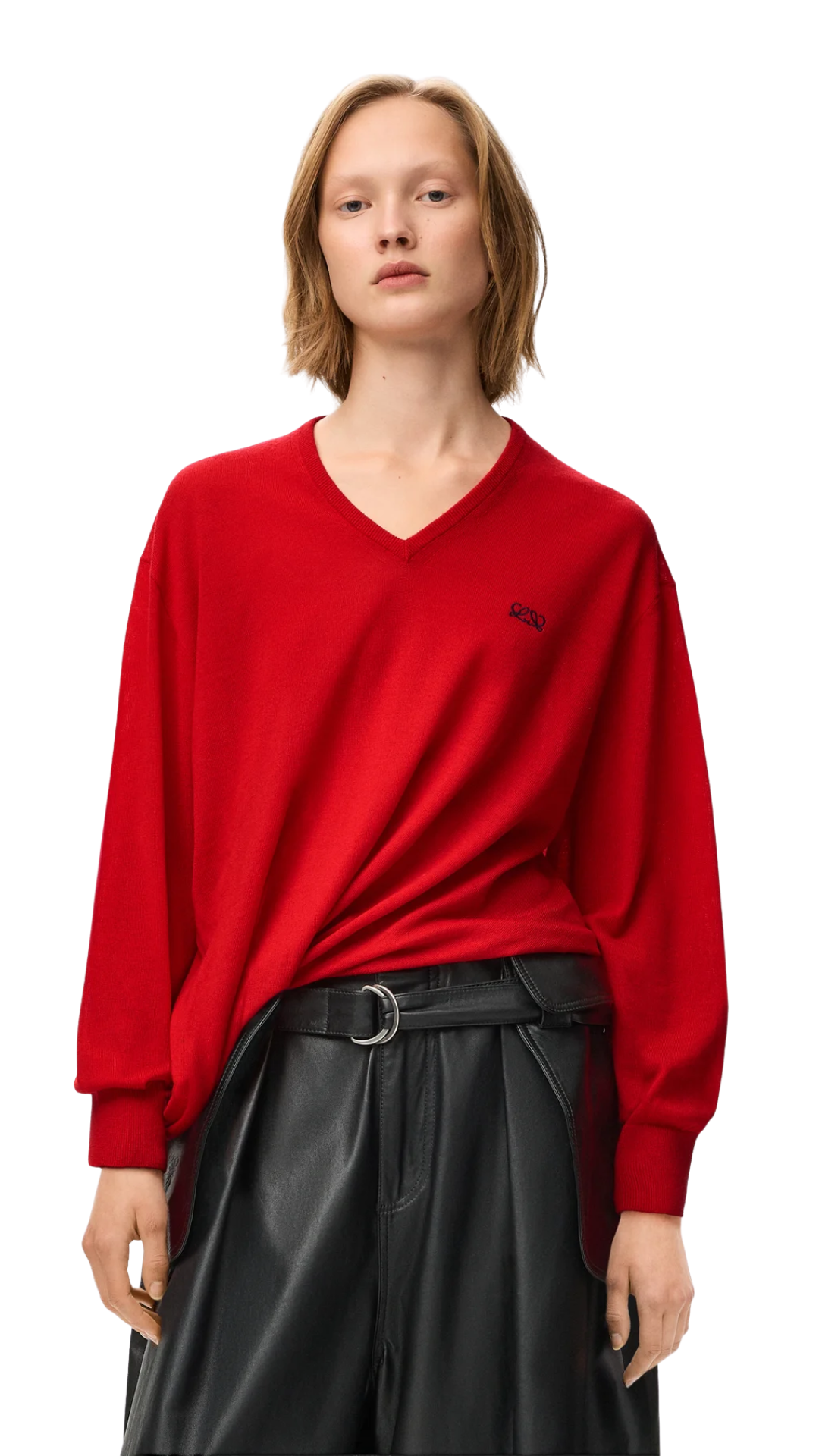 Sweater in Red Wool
