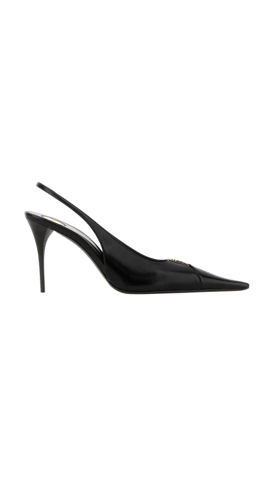 Babylone Breteuil Slingback Pumps in Black