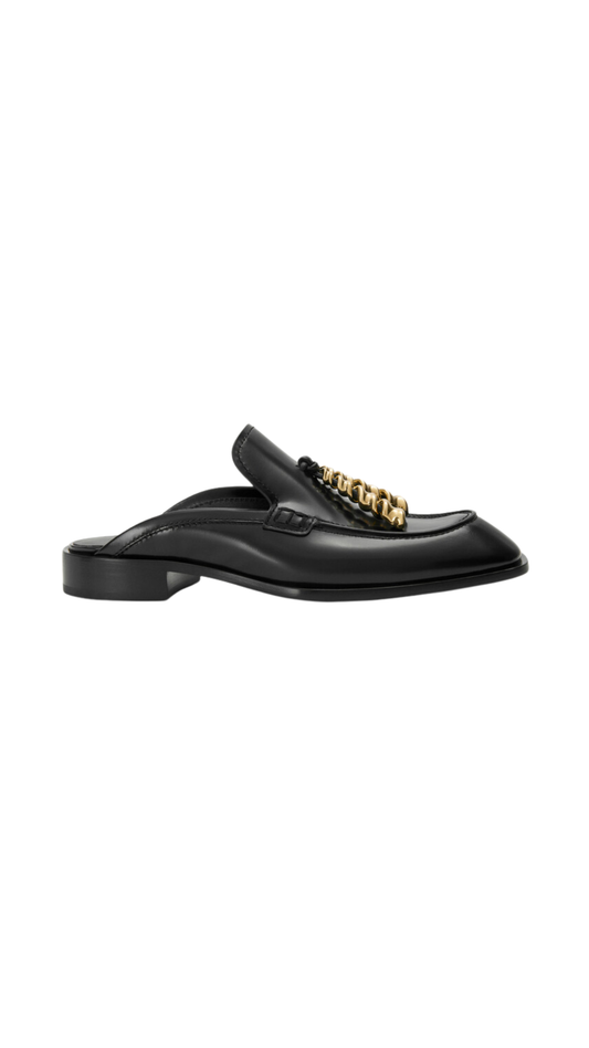 Mule Edge Loafer en piel de becerro cepillada