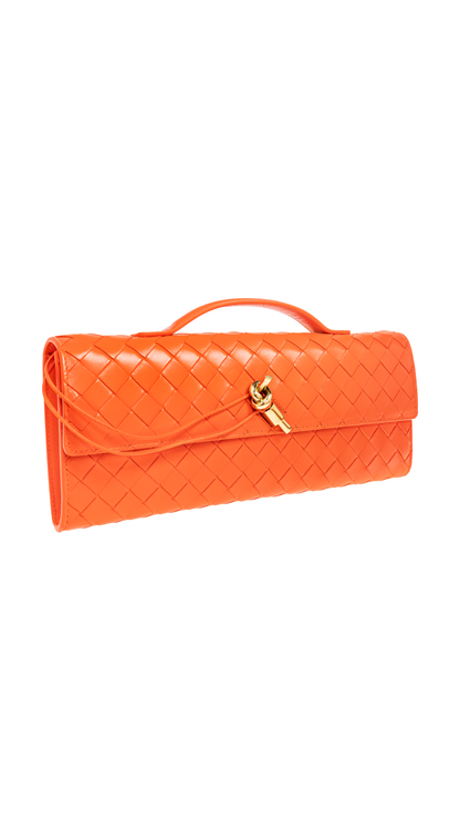 Andiamo Clutch in Orange