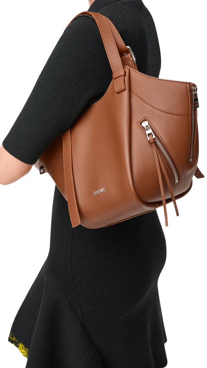 Hammock Flip Bag in Squirrel Classic Calfskin