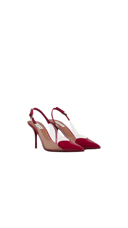 Zapatos de tacón Le Cœur en piel charol FRAMBUESA