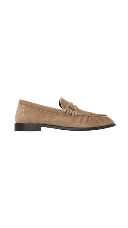 Le Loafer Supple in Nude Suede