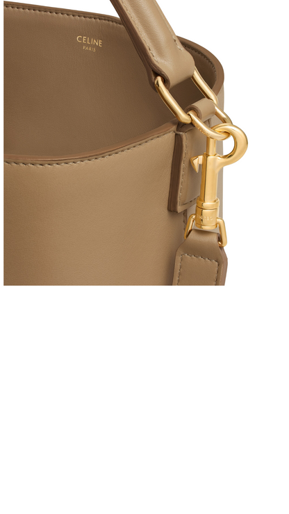 Medium Bucket Louise in Smooked Brown