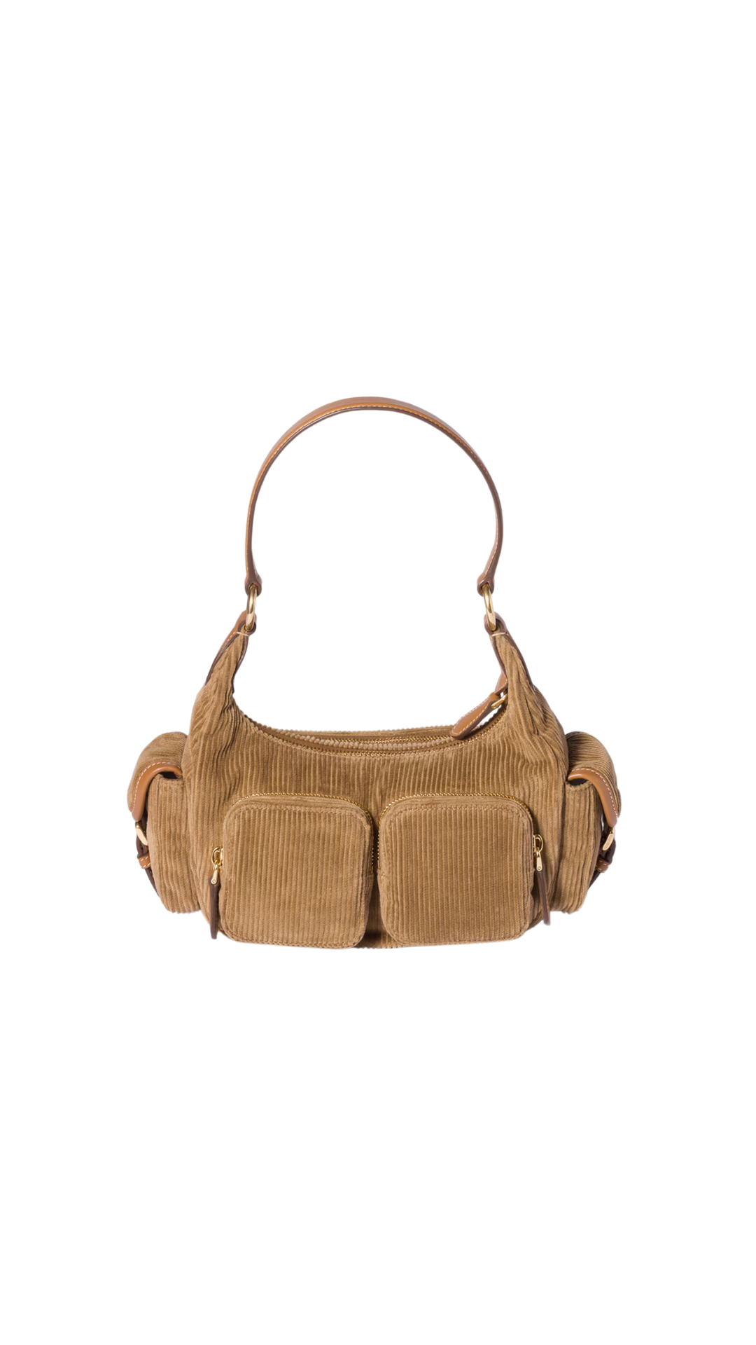 Corduroy Pocket Bag in Cinnamon