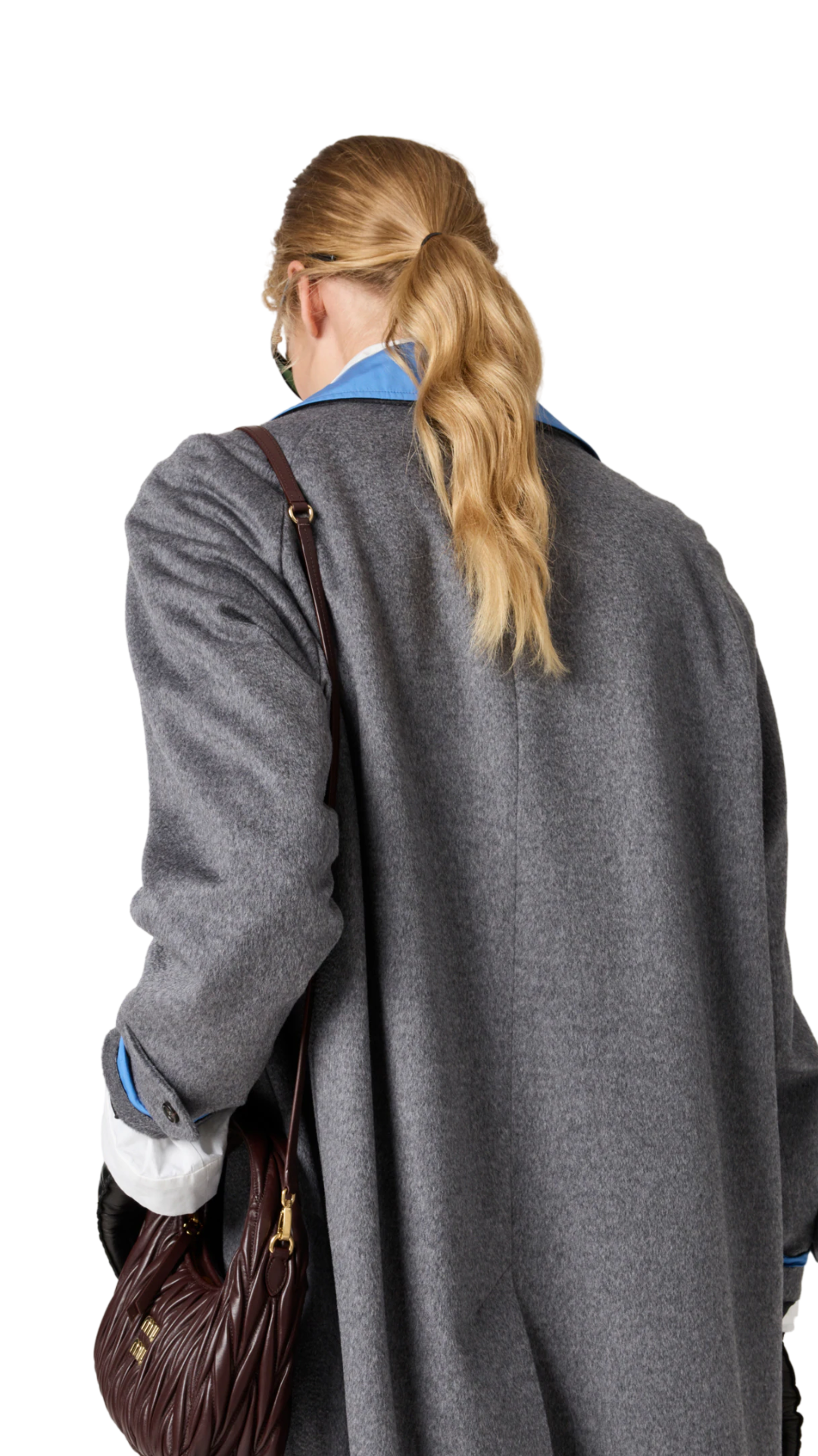 Wander Matelassé Nappa Leather Hobo Small Bag in Briarwood