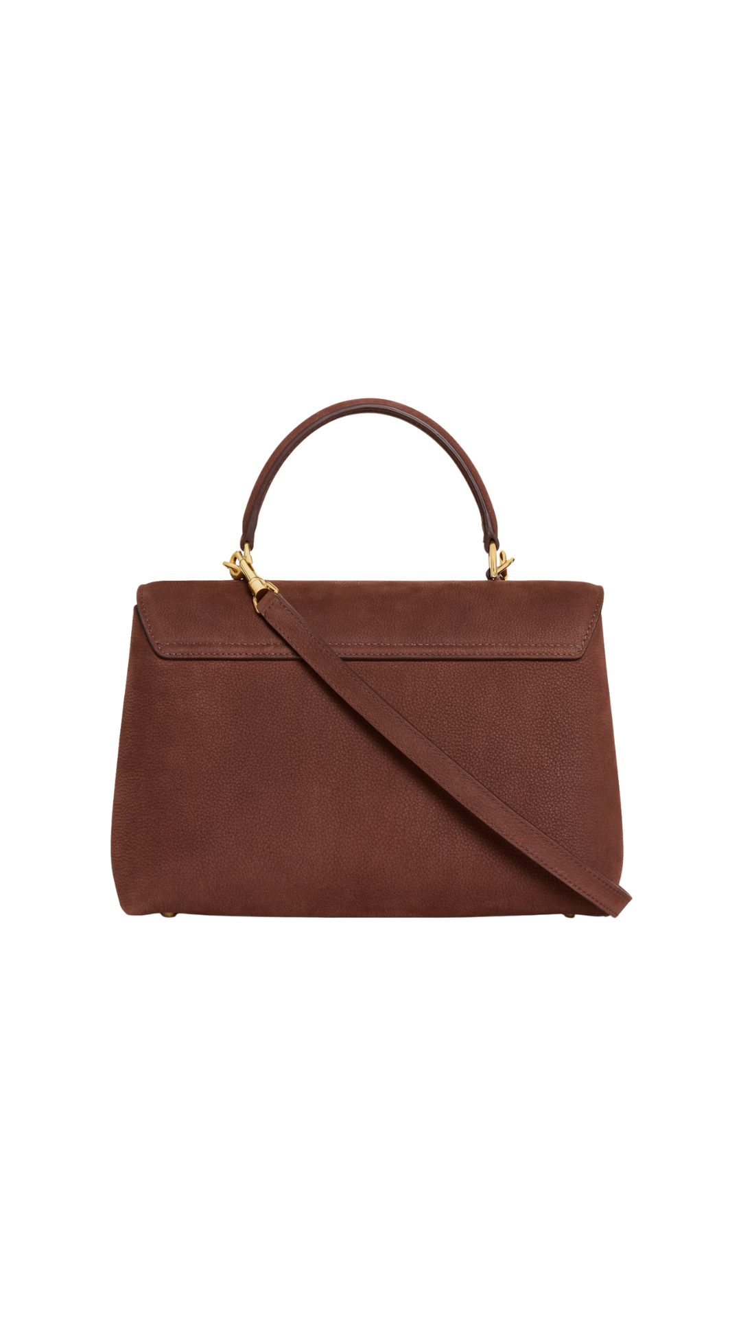 Medium Nino Bag in Chestnut Grained Nubuck Calfskin