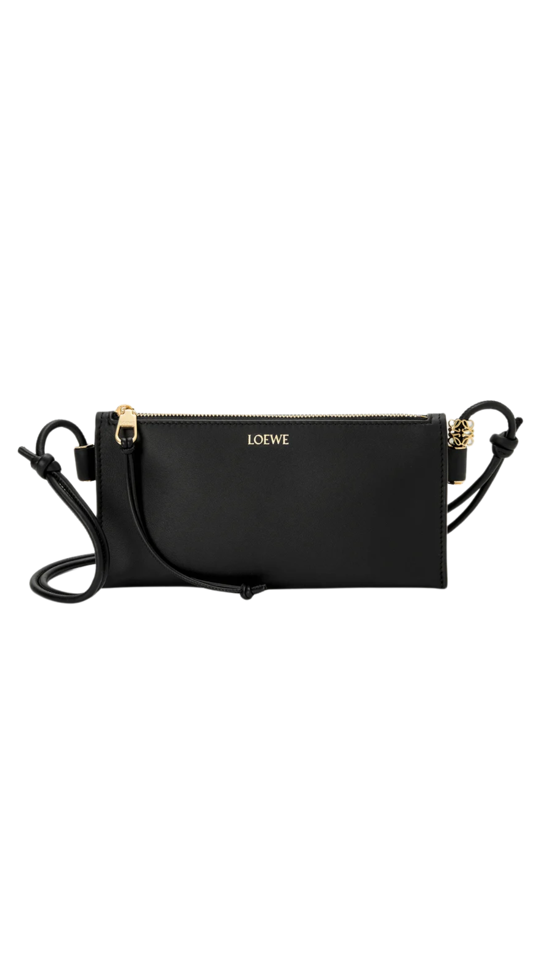 Joya Pouch in Black Nappa Calfskin