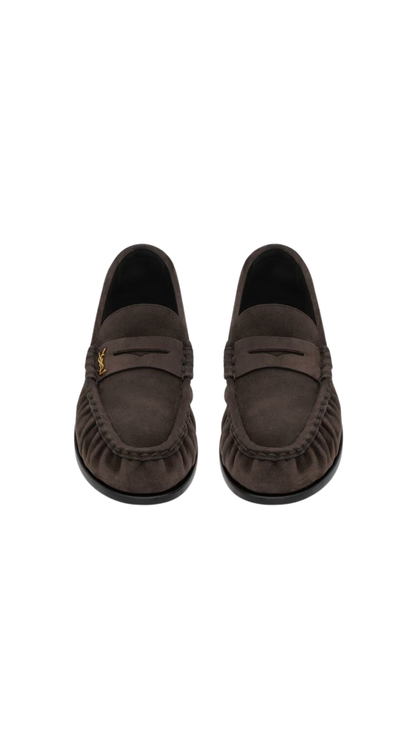 Le Loafer Slip-On Flat Shoes in Brown
