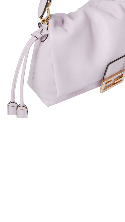 Mamma Baguette Medium in Anemone Purple Nappa Leather Bag