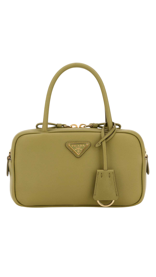 Two-Handle Bag in Pistachio Green