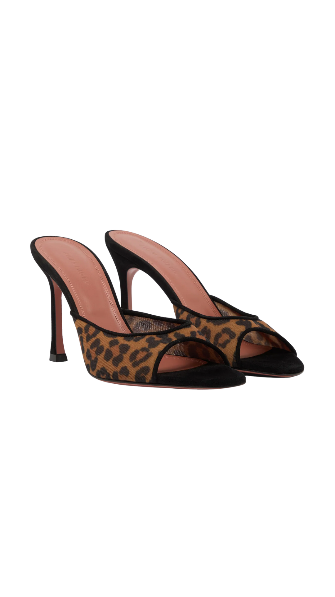 Alexa Slipper 95 in Leopard Mesh