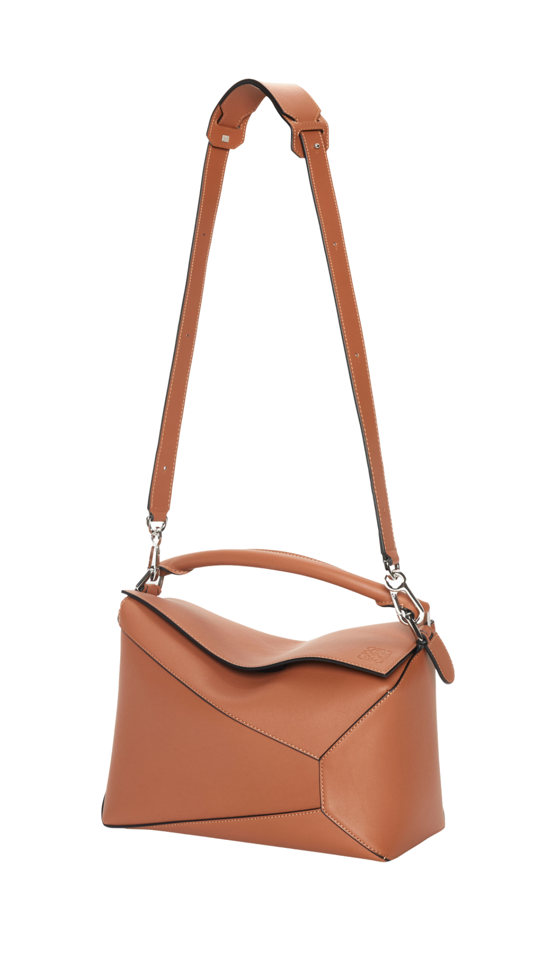 Medium Puzzle Edge Bag in Tan Classic Calfskin