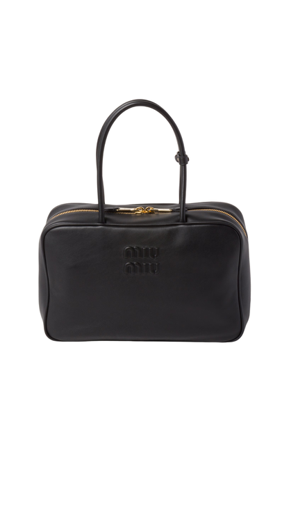 Beau Leather Bag in Black
