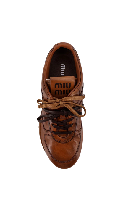 Gymnasium Vintage Leather Low-Top Sneakers