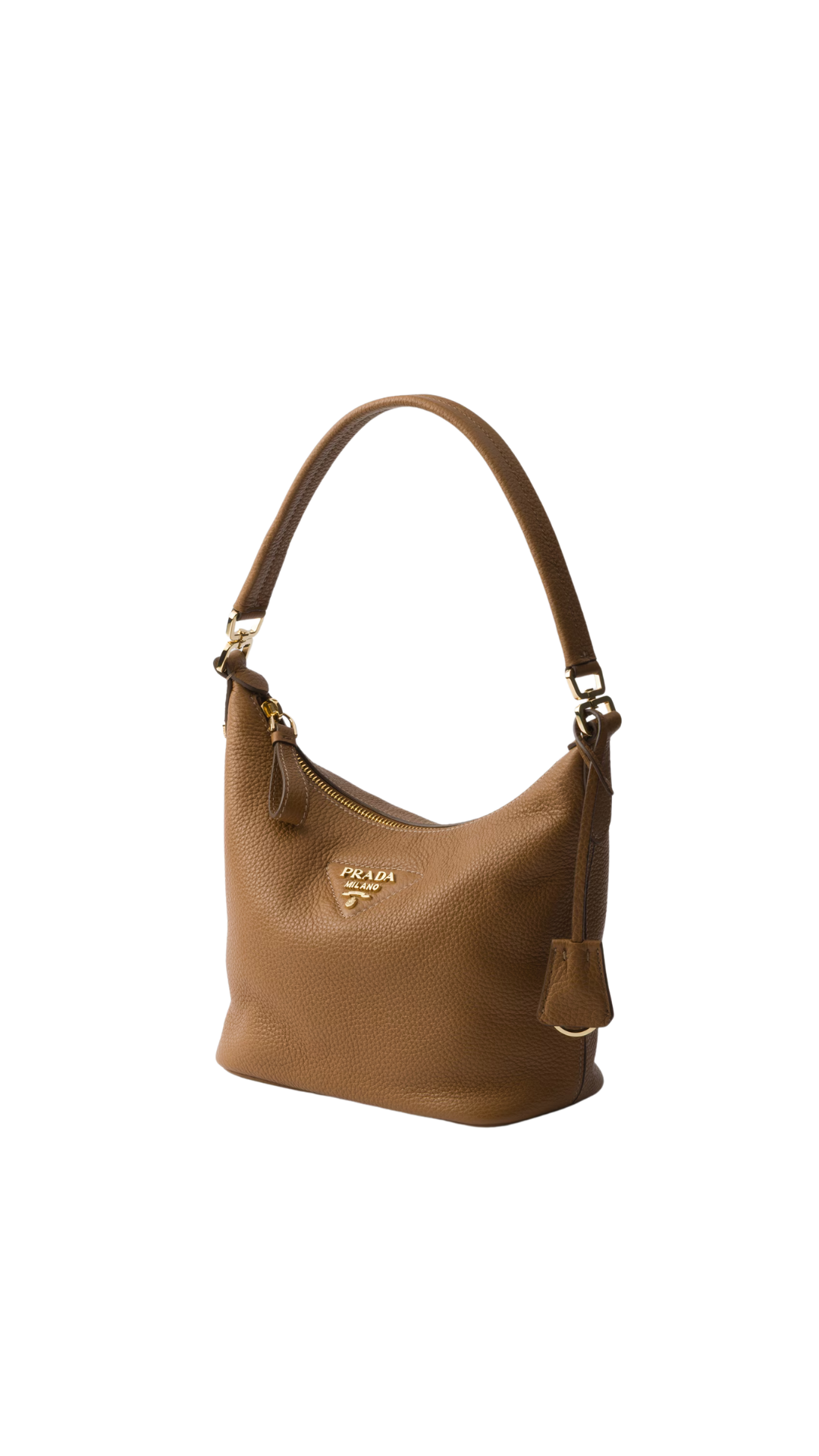 Leather Mini-Bag in Caramel